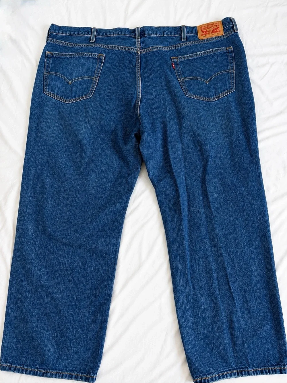 Levi's 559 Relaxed Straight Men's Jeans W52 L30 Big & Tall Medium Wash Denim